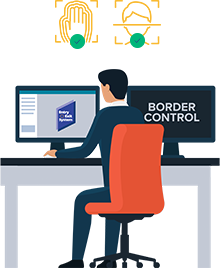 Verification by a border guard